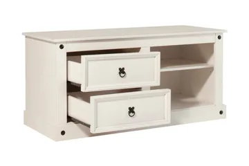 Ayala TV-bänk 120 cm - Vit - Möbler - TV- & Mediamöbler - TV bänk & mediabänk