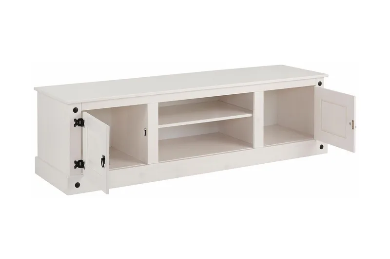 Ayala TV-bänk 160 cm - Vit - Möbler - TV- & Mediamöbler - TV bänk & mediabänk