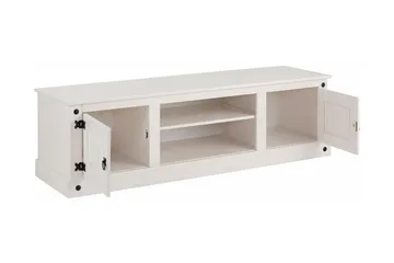 Ayala TV-bänk 160 cm - Vit - Möbler - TV- & Mediamöbler - TV bänk & mediabänk