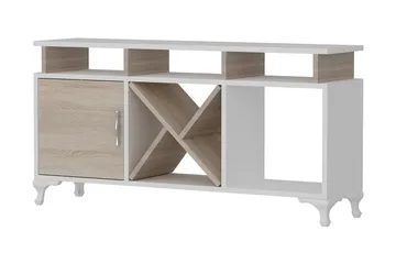 Ayaze Tv-bänk 120 cm - Vit - Möbler - TV- & Mediamöbler - TV bänk & mediabänk