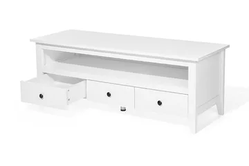 Berkeley Tv-Bänk 49,5x136,5 cm - Vit - Möbler - TV- & Mediamöbler - TV bänk & mediabänk
