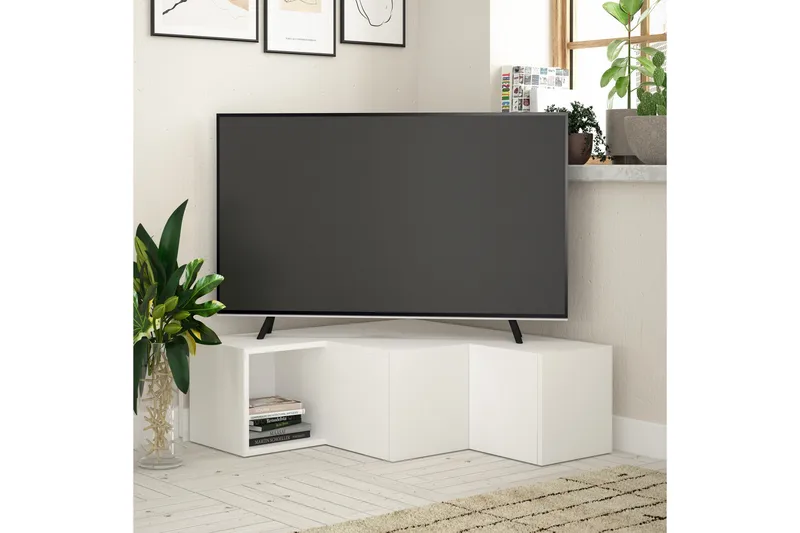 Bodsjö TV-Bänk 92 cm - Vit - Möbler - TV- & Mediamöbler - TV bänk & mediabänk