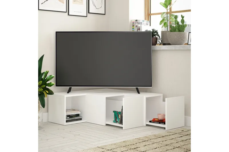 Bodsjö TV-Bänk 92 cm - Vit - Möbler - TV- & Mediamöbler - TV bänk & mediabänk