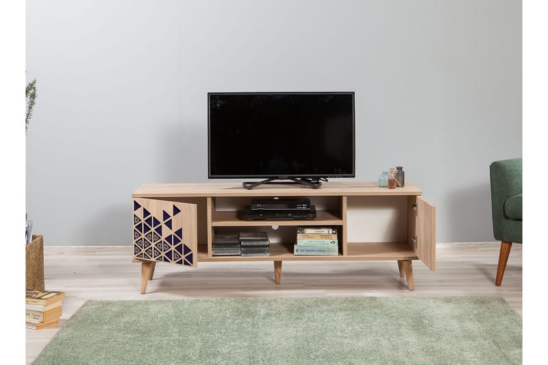 Brokind TV-Bänk 140 cm - Brun - Möbler - TV- & Mediamöbler - TV bänk & mediabänk