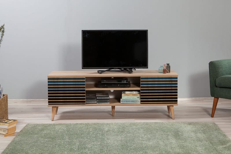 Brokind TV-Bänk 140 cm - Brun - Möbler - TV- & Mediamöbler - TV bänk & mediabänk