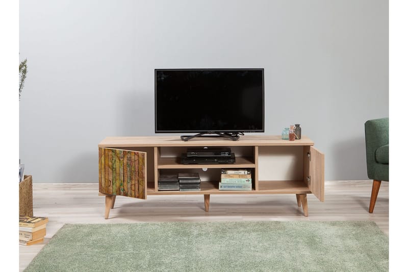 Brokind TV-Bänk 140 cm - Brun - Möbler - TV- & Mediamöbler - TV bänk & mediabänk