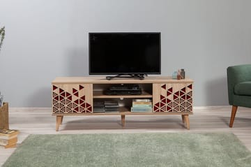 Brokind TV-Bänk 140 cm - Brun - Möbler - TV- & Mediamöbler - TV bänk & mediabänk