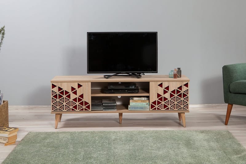 Brokind TV-Bänk 140 cm - Brun - Möbler - TV- & Mediamöbler - TV bänk & mediabänk