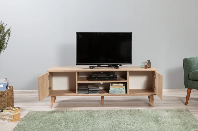 Brokind TV-Bänk 140 cm - Brun - Möbler - TV- & Mediamöbler - TV bänk & mediabänk