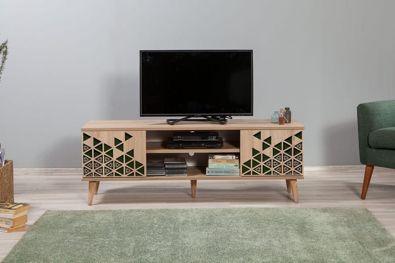 Brokind TV-Bänk 140 cm - Brun - Möbler - TV- & Mediamöbler - TV bänk & mediabänk