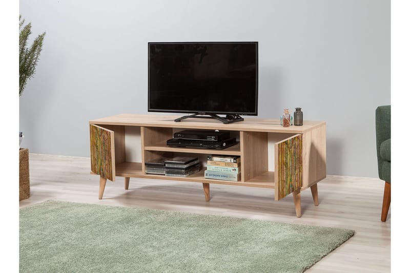 Brokind TV-Bänk 140 cm - Brun - Möbler - TV- & Mediamöbler - TV bänk & mediabänk