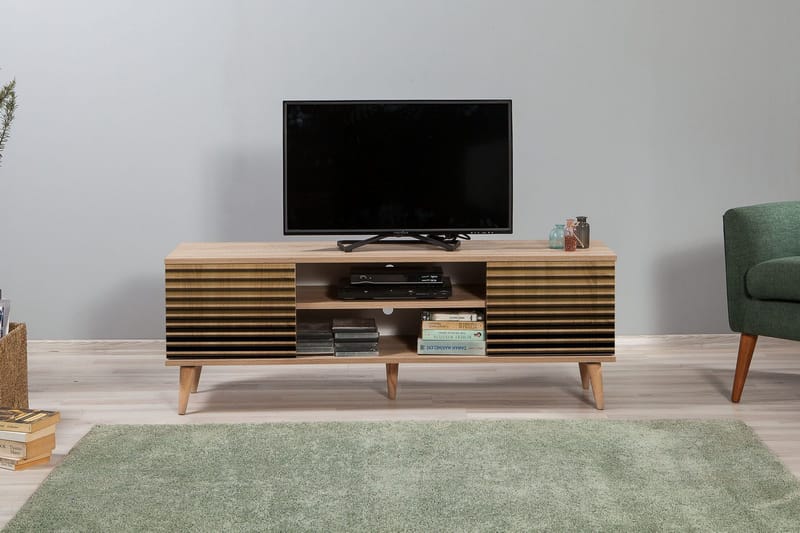 Brokind TV-Bänk 140 cm - Brun - Möbler - TV- & Mediamöbler - TV bänk & mediabänk