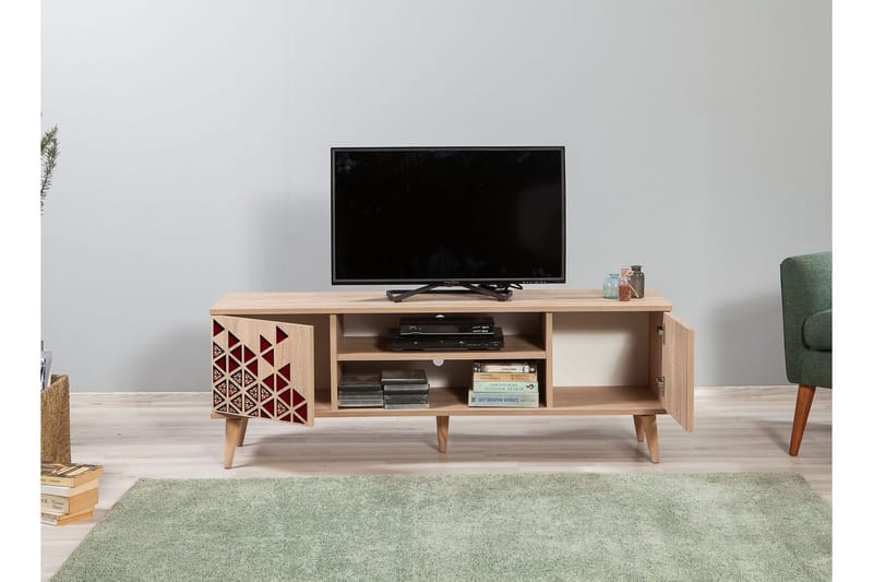 Brokind TV-Bänk 140 cm - Brun - Möbler - TV- & Mediamöbler - TV bänk & mediabänk