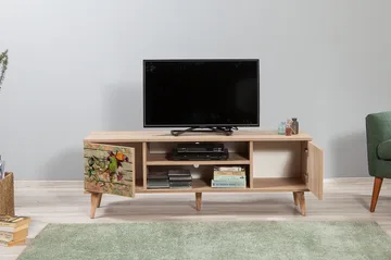 Brokind TV-Bänk 140 cm - Brun - Möbler - TV- & Mediamöbler - TV bänk & mediabänk