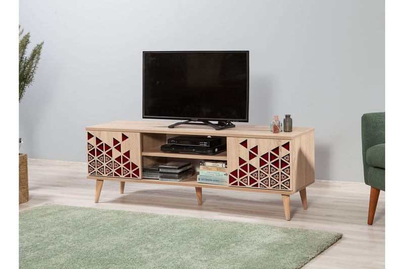 Brokind TV-Bänk 140 cm - Brun - Möbler - TV- & Mediamöbler - TV bänk & mediabänk