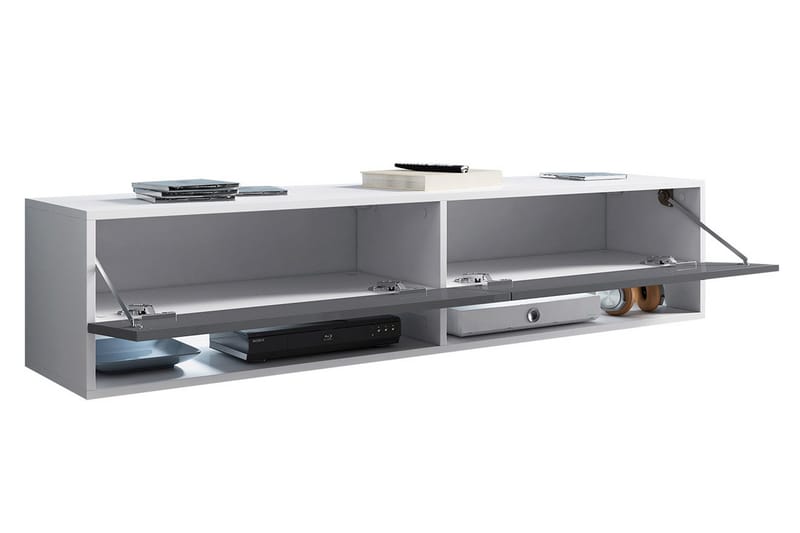 Brya TV-bänk 140x31x30 cm - Beige/Vit - Möbler - TV- & Mediamöbler - TV bänk & mediabänk