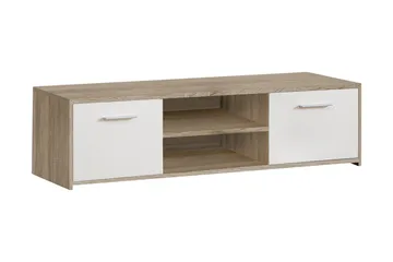 Cadgwith TV-Bänk 136 cm - Brun/Vit - Möbler - TV- & Mediamöbler - TV bänk & mediabänk