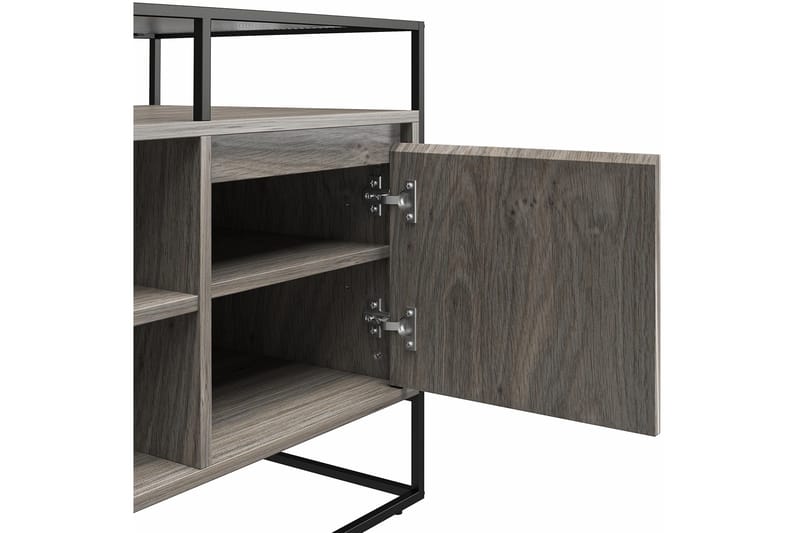 Camley Tv-bänk 136,6x49,8 cm Grå - Dorel Home - Möbler - TV- & Mediamöbler - TV bänk & mediabänk