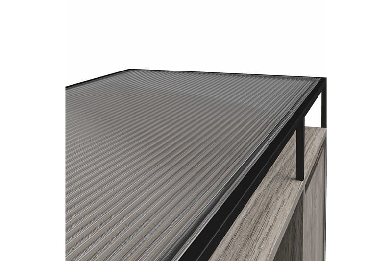 Camley Tv-bänk 136,6x49,8 cm Grå - Dorel Home - Möbler - TV- & Mediamöbler - TV bänk & mediabänk