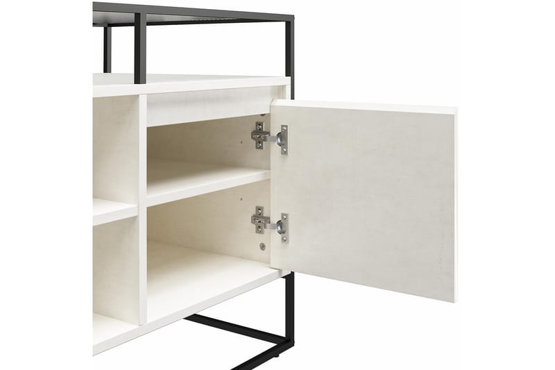 Camley Tv-bänk 136,6x49,8 cm Vit - Dorel Home - Möbler - TV- & Mediamöbler - TV bänk & mediabänk