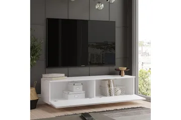 Caswell Tv-bänk 140 cm - Vit - Möbler - TV- & Mediamöbler - TV bänk & mediabänk