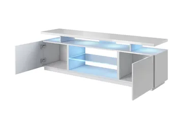 Ceasar TV-bänk 180 cm med LED - Svart - Möbler - TV- & Mediamöbler - TV bänk & mediabänk