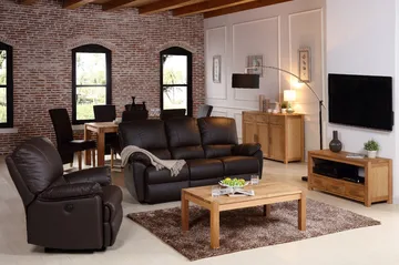 Chicago New TV-bänk 140 cm - Ek - Möbler - TV- & Mediamöbler - TV bänk & mediabänk