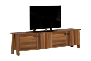 Comfortale Golvstående TV Bänk 189 cm med Förvaring i Mörkt Trä - Brun - Möbler - TV- & Mediamöbler - TV bänk & mediabänk