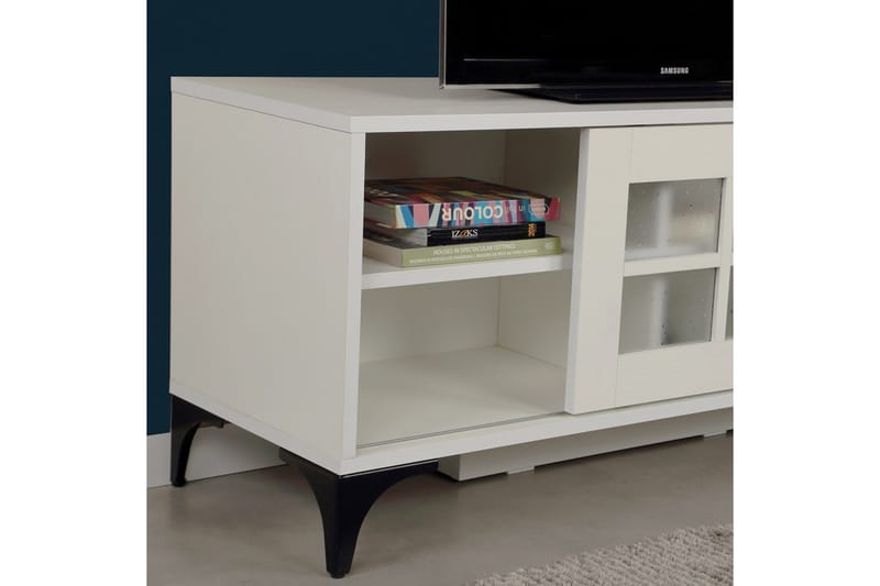 Comfortale Tv-bänk 125 cm - Vit - Möbler - TV- & Mediamöbler - TV bänk & mediabänk