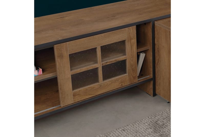 Comfortale Tv-bänk 150 cm - Ek - Möbler - TV- & Mediamöbler - TV bänk & mediabänk