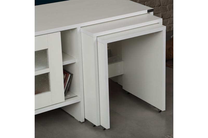 Comfortale Tv-bänk 150 cm - Vit - Möbler - TV- & Mediamöbler - TV bänk & mediabänk