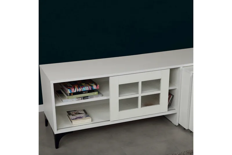 Comfortale Tv-bänk 150 cm - Vit - Möbler - TV- & Mediamöbler - TV bänk & mediabänk