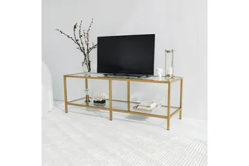 Condurso Tv-bänk 130 cm - Guld - Möbler - TV- & Mediamöbler - TV bänk & mediabänk