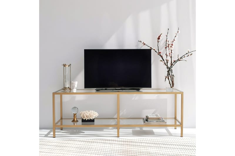 Condurso Tv-bänk 130 cm - Guld - Möbler - TV- & Mediamöbler - TV bänk & mediabänk