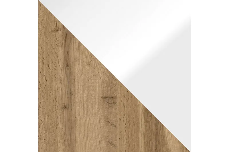 Cuguen TV-bänk 180 cm LED-belysning - Trä/Natur|Vit|Vit LED - Möbler - TV- & Mediamöbler - TV bänk & mediabänk