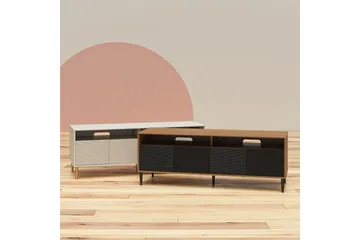 Daphne Tv-bänk 158,5x50 cm Vit - Dorel Home - Möbler - TV- & Mediamöbler - TV bänk & mediabänk