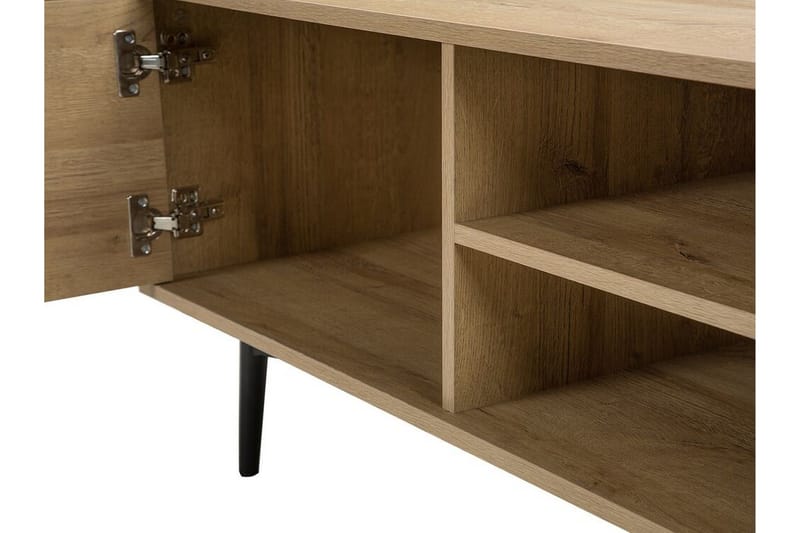 Dariana TV-bänk 160 cm med Förvaring i Ljust Trä - Ljusbrun - Möbler - TV- & Mediamöbler - TV bänk & mediabänk