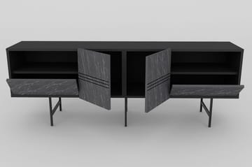 Dasaki Tv-bänk 180 cm - Svart - Möbler - TV- & Mediamöbler - TV bänk & mediabänk