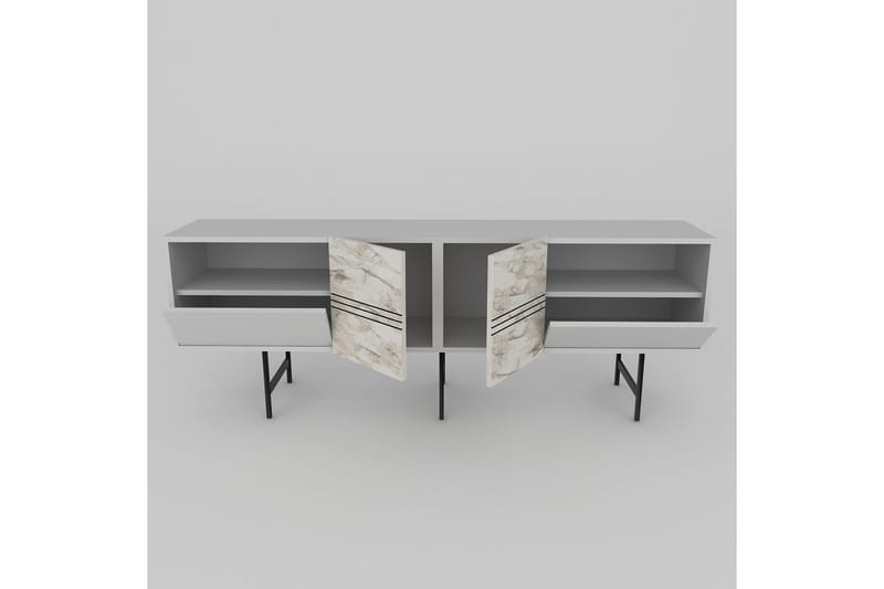 Dasaki Tv-bänk 180 cm - Vit - Möbler - TV- & Mediamöbler - TV bänk & mediabänk