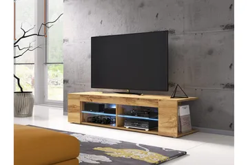Davalos TV-bänk 137 cm - Ek - Möbler - TV- & Mediamöbler - TV bänk & mediabänk