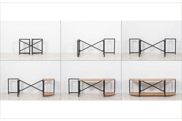 Debesis Tv-bänk 138 cm - Brun/Svart - Möbler - TV- & Mediamöbler - TV bänk & mediabänk