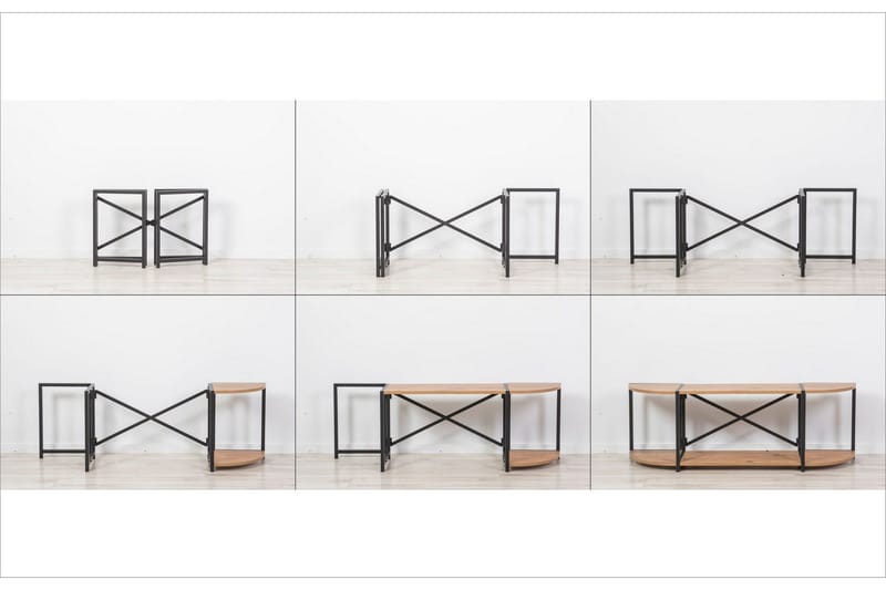 Debesis Tv-bänk 138 cm - Brun/Svart - Möbler - TV- & Mediamöbler - TV bänk & mediabänk