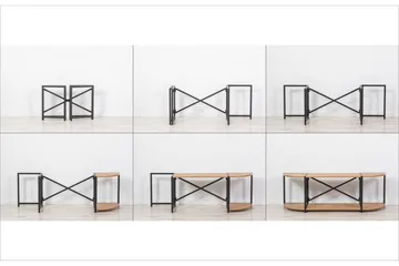 Debesis Tv-bänk 138 cm - Brun/Svart - Möbler - TV- & Mediamöbler - TV bänk & mediabänk