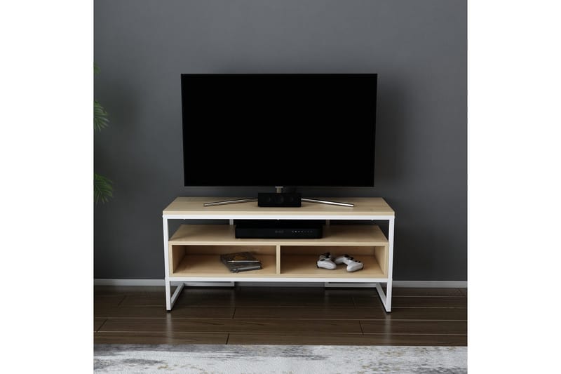 Desgrar Tv-bänk 110x49,9 cm - Vit - Möbler - TV- & Mediamöbler - TV bänk & mediabänk