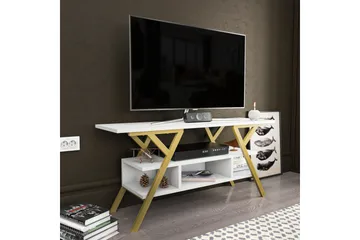 Desgrar Tv-bänk 120x55 cm - Guld - Möbler - TV- & Mediamöbler - TV bänk & mediabänk