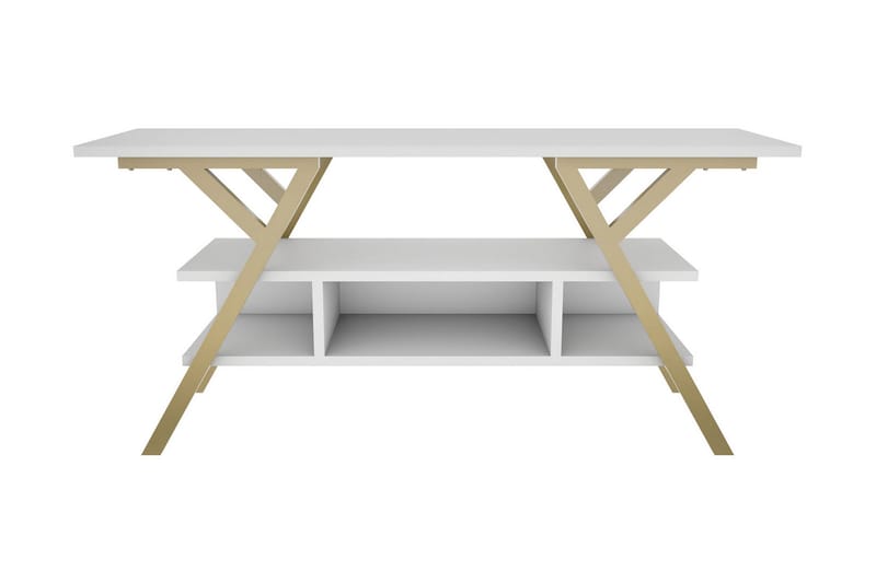Desgrar Tv-bänk 120x55 cm - Guld - Möbler - TV- & Mediamöbler - TV bänk & mediabänk