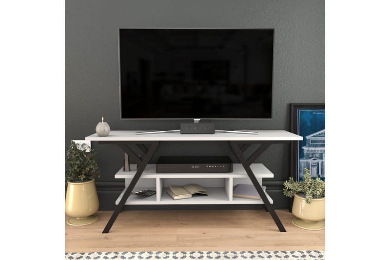 Desgrar Tv-bänk 120x55 cm - Svart - Möbler - TV- & Mediamöbler - TV bänk & mediabänk