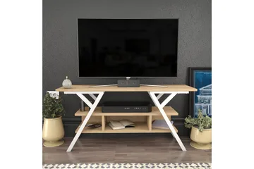 Desgrar Tv-bänk 120x55 cm - Vit - Möbler - TV- & Mediamöbler - TV bänk & mediabänk