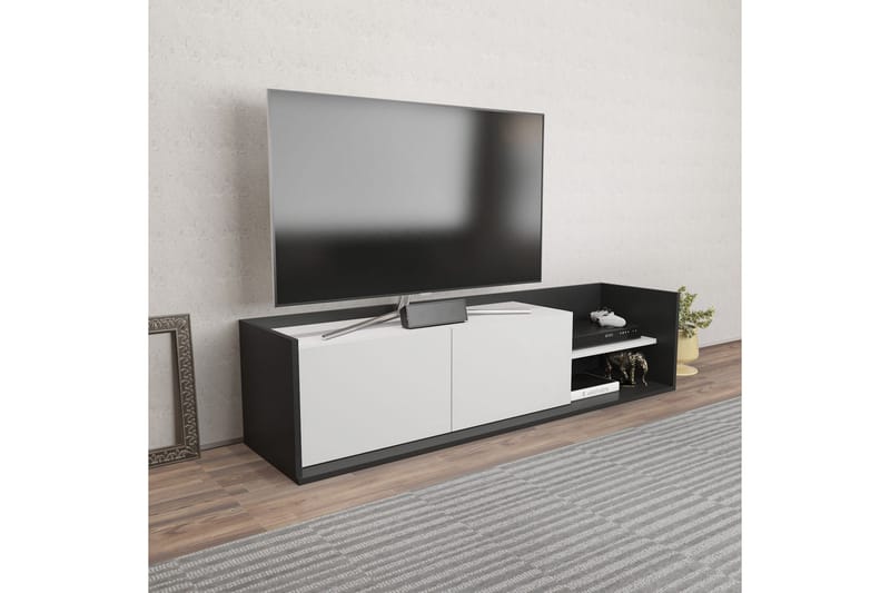 Desgrar Tv-bänk 160x36,8 cm - Antracit - Möbler - TV- & Mediamöbler - TV bänk & mediabänk