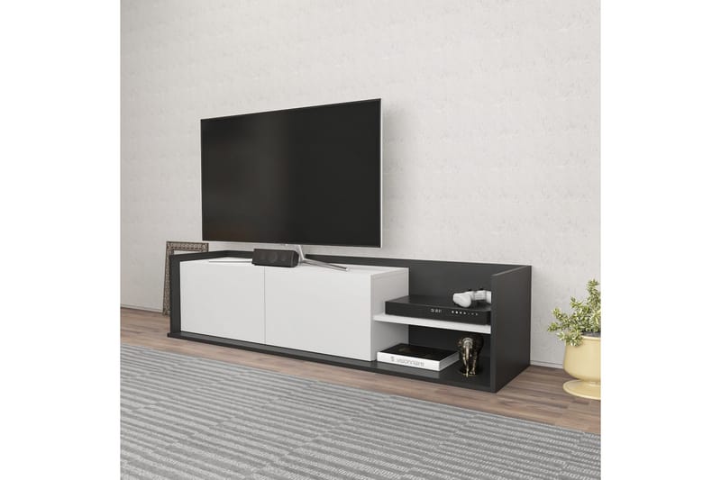 Desgrar Tv-bänk 160x36,8 cm - Antracit - Möbler - TV- & Mediamöbler - TV bänk & mediabänk